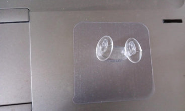 Transparent Self-Adhesive Wall Hook Waterproof & Oil-Proof Strong Holder (1 Pc)